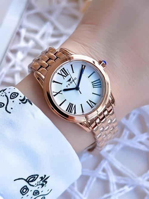 Rose Gold Renk 3 Atm Suya Dayanıklı Çelik Kordon Özel Tasarım Kadın Kol Saati BF2720AWT