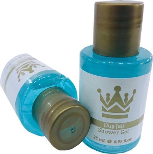 2500 Adet Duş Jeli Etiketli Standart Otel Tipi Mini 30 Ml Silindir Şişe Tek Kullanımlık Kullan At