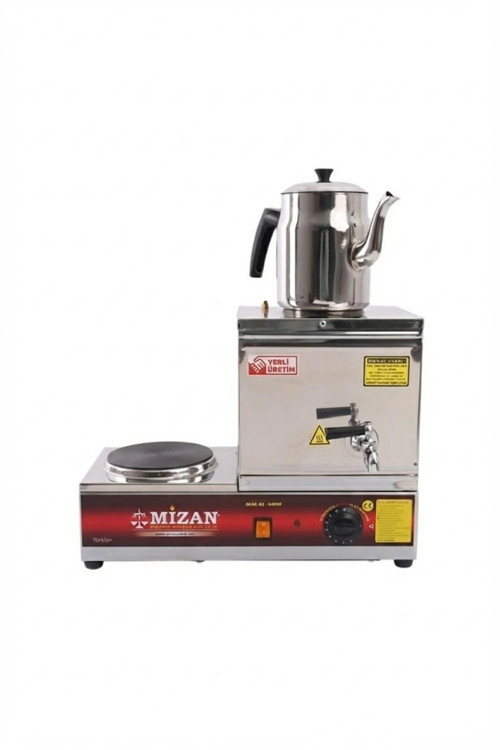 15 Lik Elektrikli 10 Litre 1 Demlikli Çay Kazanı Hediyeli