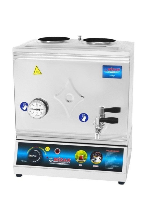 Elektrikli 2 Demlikli 24lt Çay Ocağı Kazanı Vidalı Pleytsiz