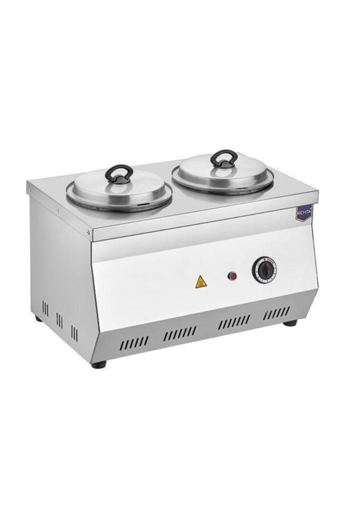 CB12 9 + 9 LT 18 LT Çelik Çiftli Çorba Isıtıcısı