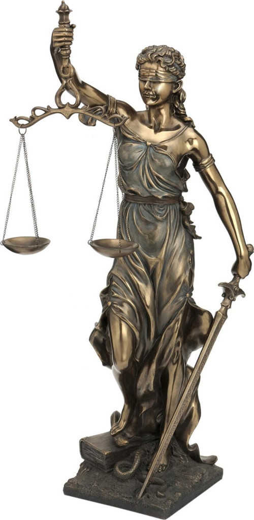 Adalet Heykeli Justitia Themis Figürü 73 cm