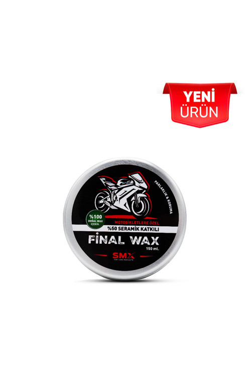Motosikletlere Özel Final Wax 150 ml + Hediye Takoz Cila Süngeri