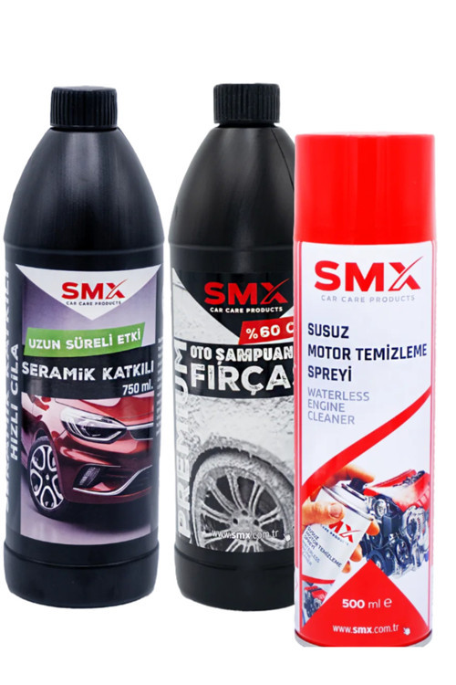 Susuz Motor Temizleme Spreyi / Seramik Cila / Hızlı Cila / Pratik Cila / %40 Cilalı Oto Şampuan