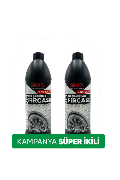 %60 Cilalı Fırçasız Oto Şampuanı 750 ml 2 Adet