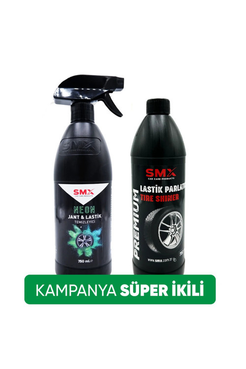 Neon Jant & Lastik Temizleyici 750 Ml. Lastik Parlatıcı 750 ml Lastik Süngeri