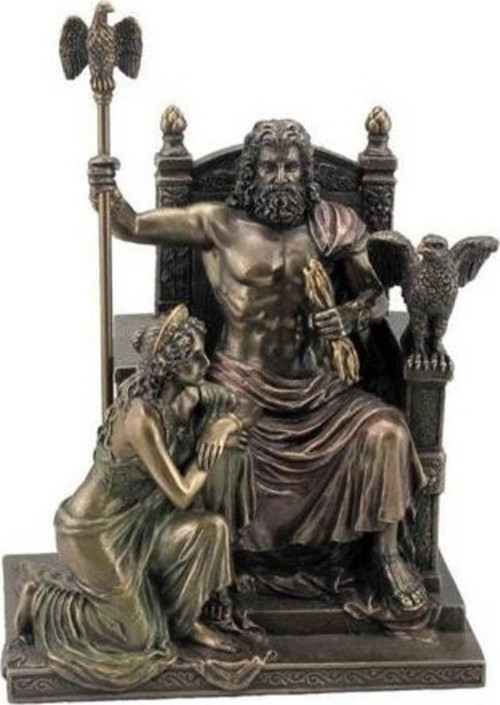 Mitolojik Zeus Ve Hera Figürü 28 cm