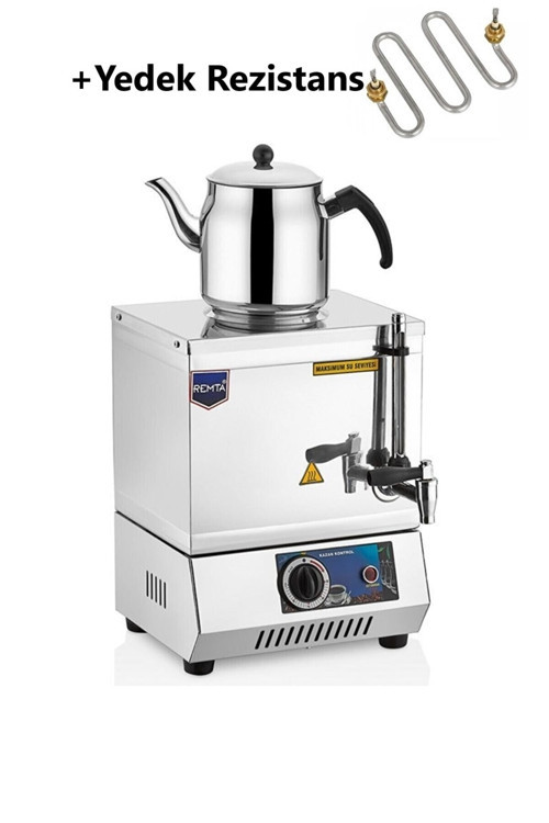 Ep01 15 Model Tek Demlikli Elektrikli Çay Kazanı 13 Lt + Yedek Rezistans