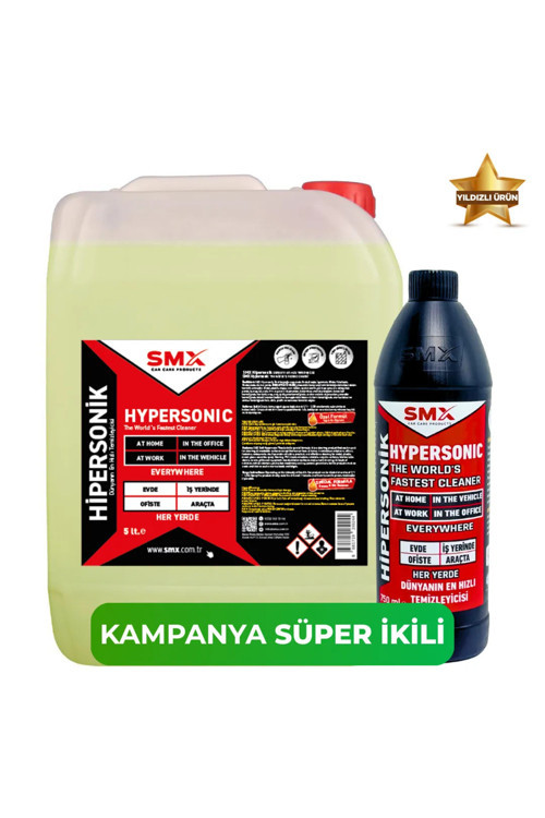 Hipersonik - Dünyanın En Hızlı Temizleyicisi 5 Kg Dünyanın En Hızlı Temizleyicisi 750 ml