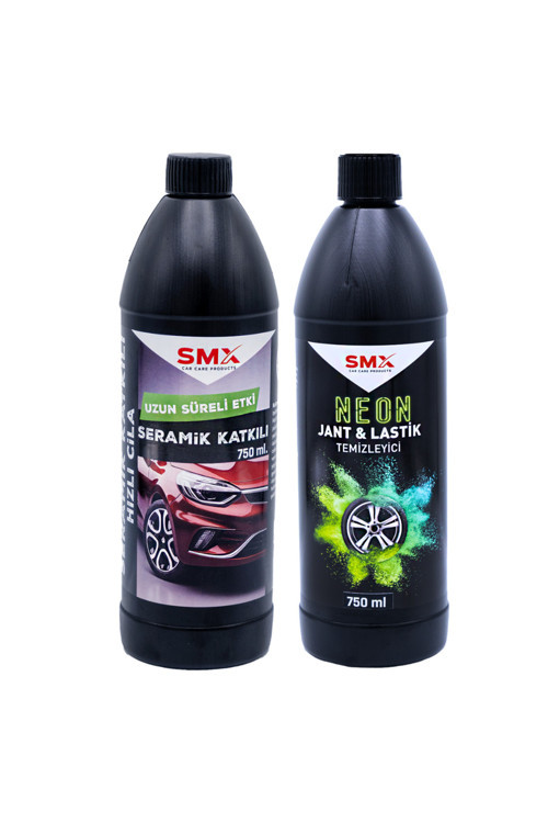 Seramik Katkılı Hızlı ve Pratik Cila 750ml.+ Neon Jant Temizleyici 750 ml.