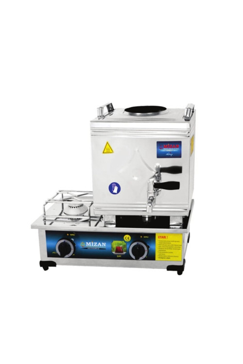 15 Lik Doğalgazlı 10 Litre 1 Demlikli Çay Kazanı - Çay Ocağı
