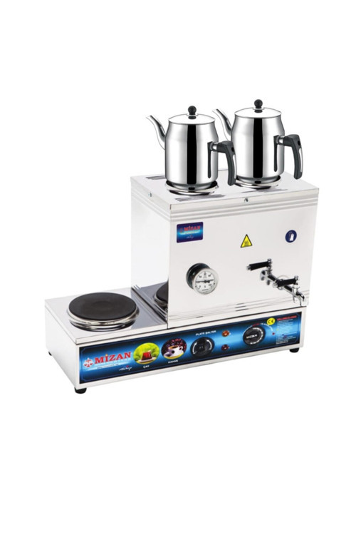 40 Lık Elektrikli 30 Litre 2 Demlikli Çay Kazanı Hediyeli