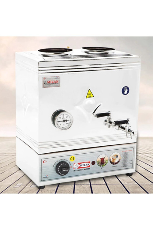 Çift Demlikli Elektrikli Pleytsiz 30 Lt. Çay Kazanı Mc217 Çay Ocağı