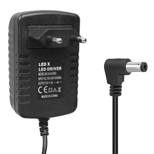 Powermaster PM-16737 5 Volt - 3 Amper 5.5*2.5 Mm Uçlu Plastik Kasa Adaptör Xtechnx