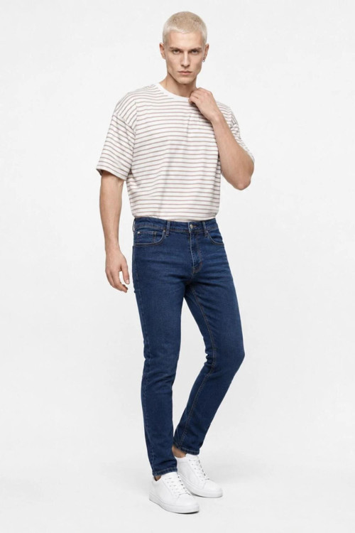 Ricardo Enzo Dark Blue Wash M Erkek Jean Pantolon LF2043531