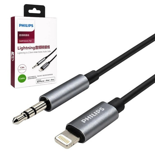 SWR1504C/93 1.2 Metre Lightning 2.5mm İnce Stereo Ses Kablosu - MFi Örgülü Tasarım
