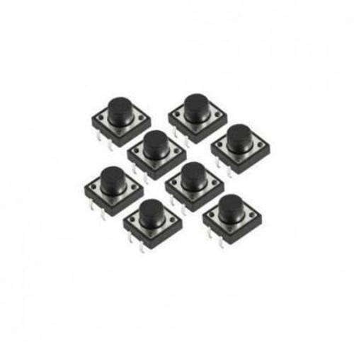 12x12x10.5mm 4 Pinli Push Buton - Tact Switch