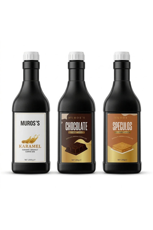 Muros Gurme 3'Lü Sos Speculos 2000 Ml+ Çikolata 2000 ML+Karamel 2000 ML