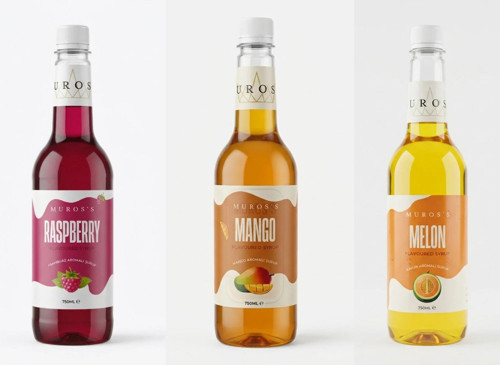 Muros Kokteyl 3'Lü Kahve Şurubu Frambuaz 750 Ml + Mango 750 Ml + Kavun 750 Ml Kokteyl Şurubu
