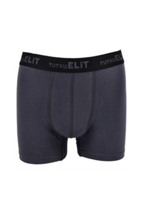 Elt1252 / Elit Modal Elastan Spor Boxer (3 Adet) | Füme