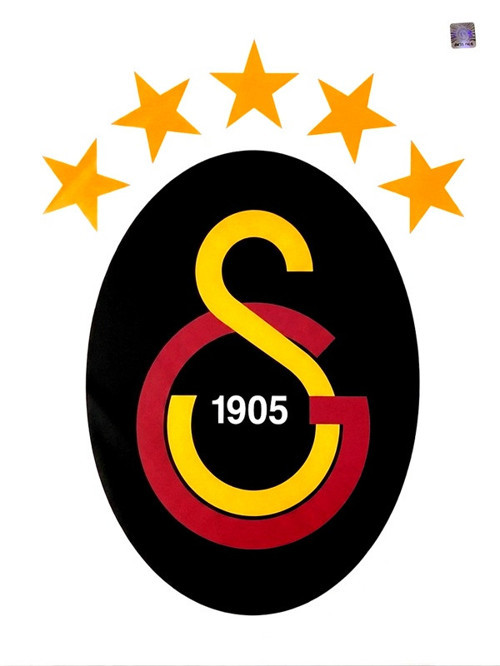 Galatasaray Siyah Arma Büyük Sticker 40X50Cm Orijinal Lisanslı Ürün