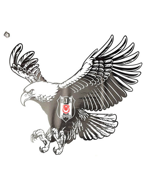 Beşiktaş Kartal-2 Büyük Sticker 40X50Cm Orijinal Lisanslı Ürün