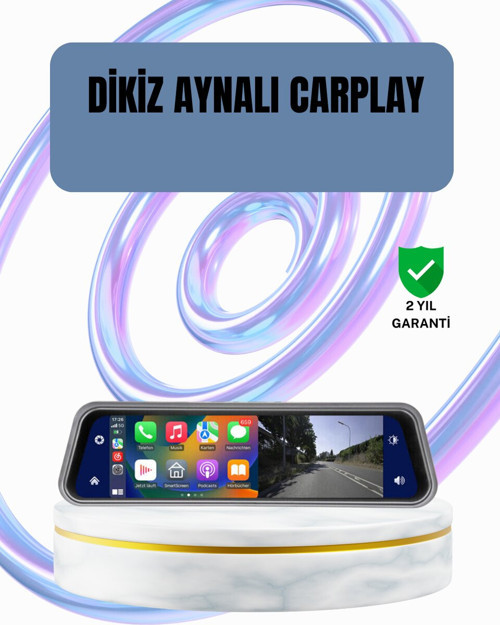 Ön Arka Kameralı Dokunmatik Diz Aynası 170° Geniş Açı - Otomatik Kayıt ve G-Sensör