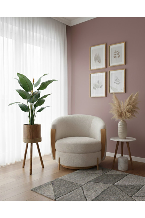 Bambu Saksı Halat Saksı Ahşap Saksı Hasır Saksı