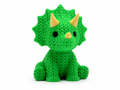 Sevimli Triceratops Dekoratif Figür | Sert Plastik | Mini Dinozor Masaüstü Süsü | Ev ve Ofis Dekoru