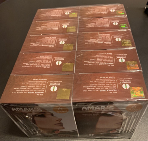 HENNA KINA İÇEREN SAÇ BOYASI 6’lı 10g SAŞE KAHVE RENK - 10 KUTU
