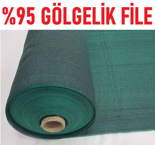 Abdioğulları %95 Gölgelik File 1m X 60m Bahçe Çit Örtüsü Meyve Ağacı Örtüsü