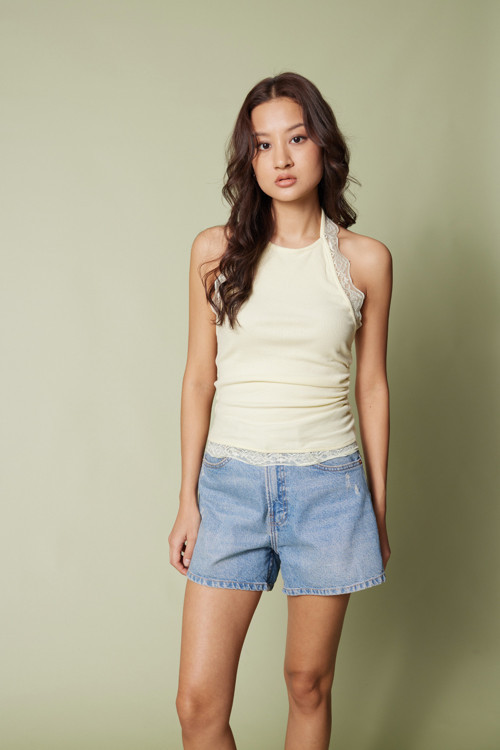 DANTEL DETAYLI HALTER TOP
