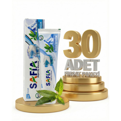 Diş Macunu Yeşil Çay ve Himalaya Tuzu 30x60 ml