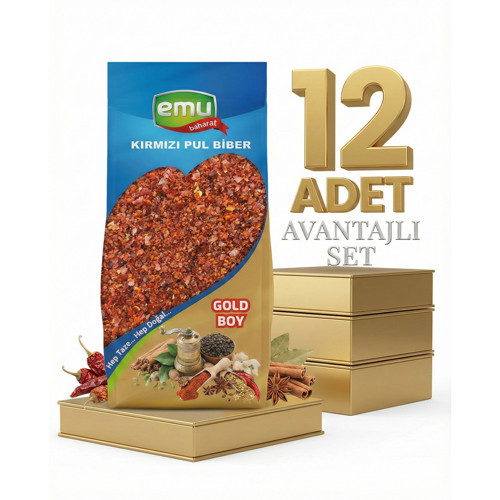 Kırmızı Pul Biber 12x200 Gr