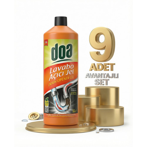 Lavabo Açıcı Jel 9x1000 Ml