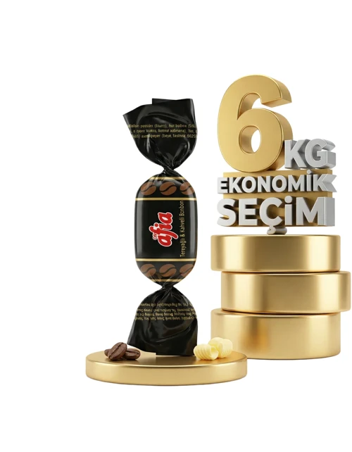 Tereyağlı ve Kahveli Şeker 6x1 Kg