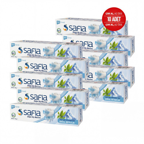 Diş Macunu Yeşil Çay ve Himalaya Tuzu 10x60 ml