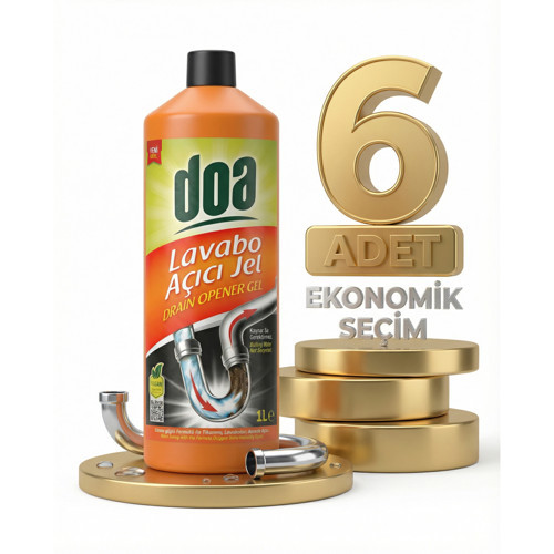 Lavabo Açıcı Jel 6x1000 Ml