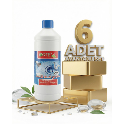 Sıvı Lavabo Açıcı 6x900 Gr