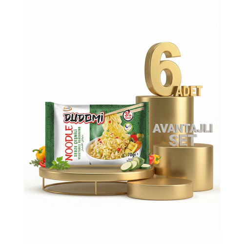 Sebze Çeşnili Noodle 6x70 Gr