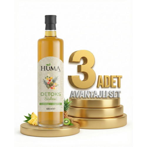 Huma Detoks Sirkesi 3x500 Ml