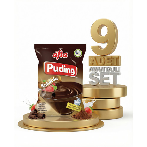 Kakaolu Puding 9x125 Gr