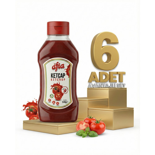 Acılı Ketçap 6x550 Gr