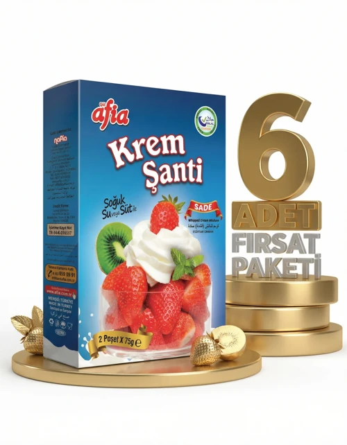 Sade Krem Şanti 6x150 Gr