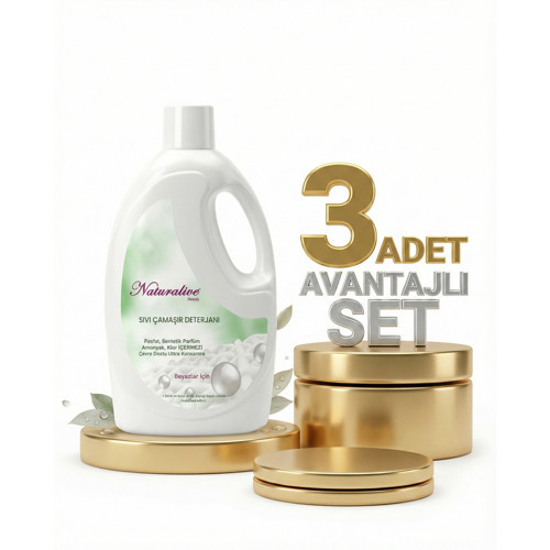 Beyazlar Sıvı Çamaşır Deterjanı 3x2,50 Lt