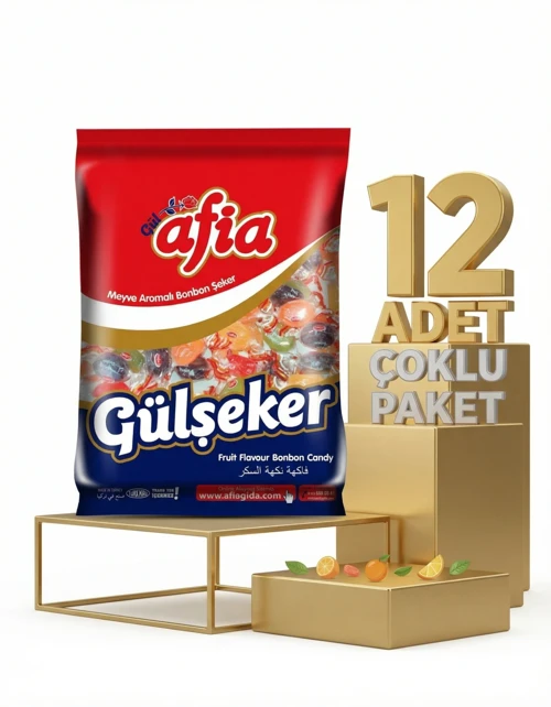 Gülşeker Karışık Meyve Aromalı Şeker 12x175 Gr