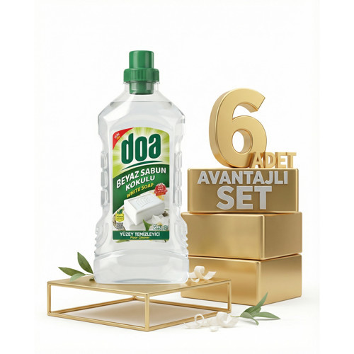 Yüzey Temizleyici Beyaz Sabun 6x2,5 Lt