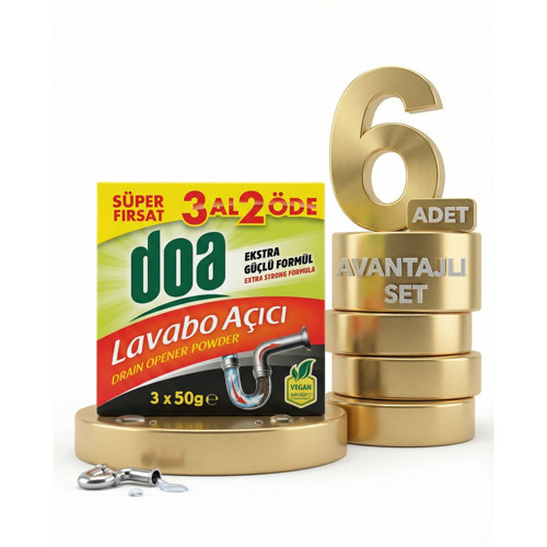 Toz Lavabo Açıcı x6