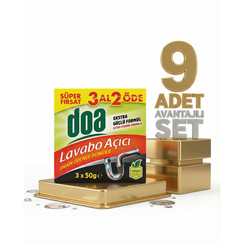Toz Lavabo Açıcı x9
