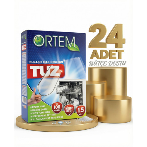 Bulaşık Makine Tuzu 24x1,5 Kg